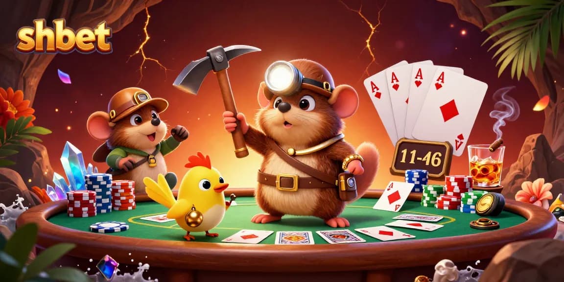 Bet on shbet and experience thrilling poker action with treasure hunter characters.