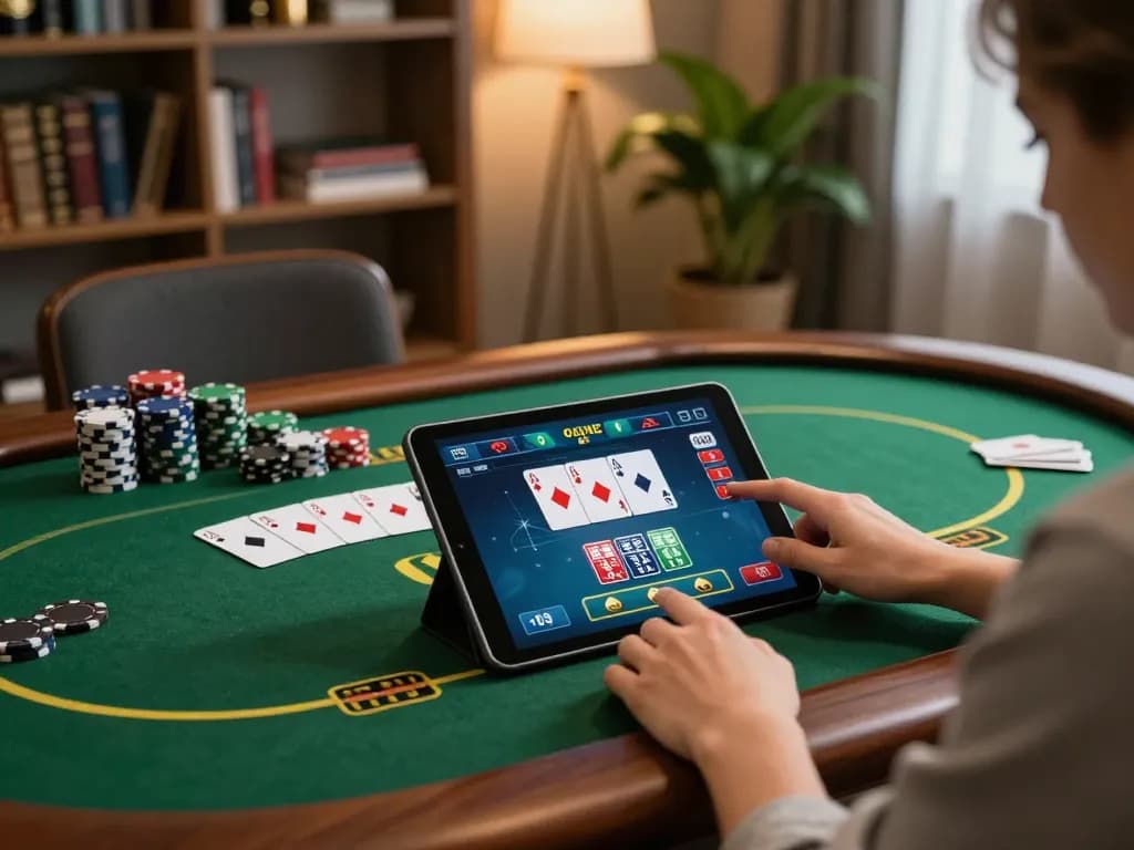 Player enjoying a dynamic poker game in the GG 88 online casino platform.