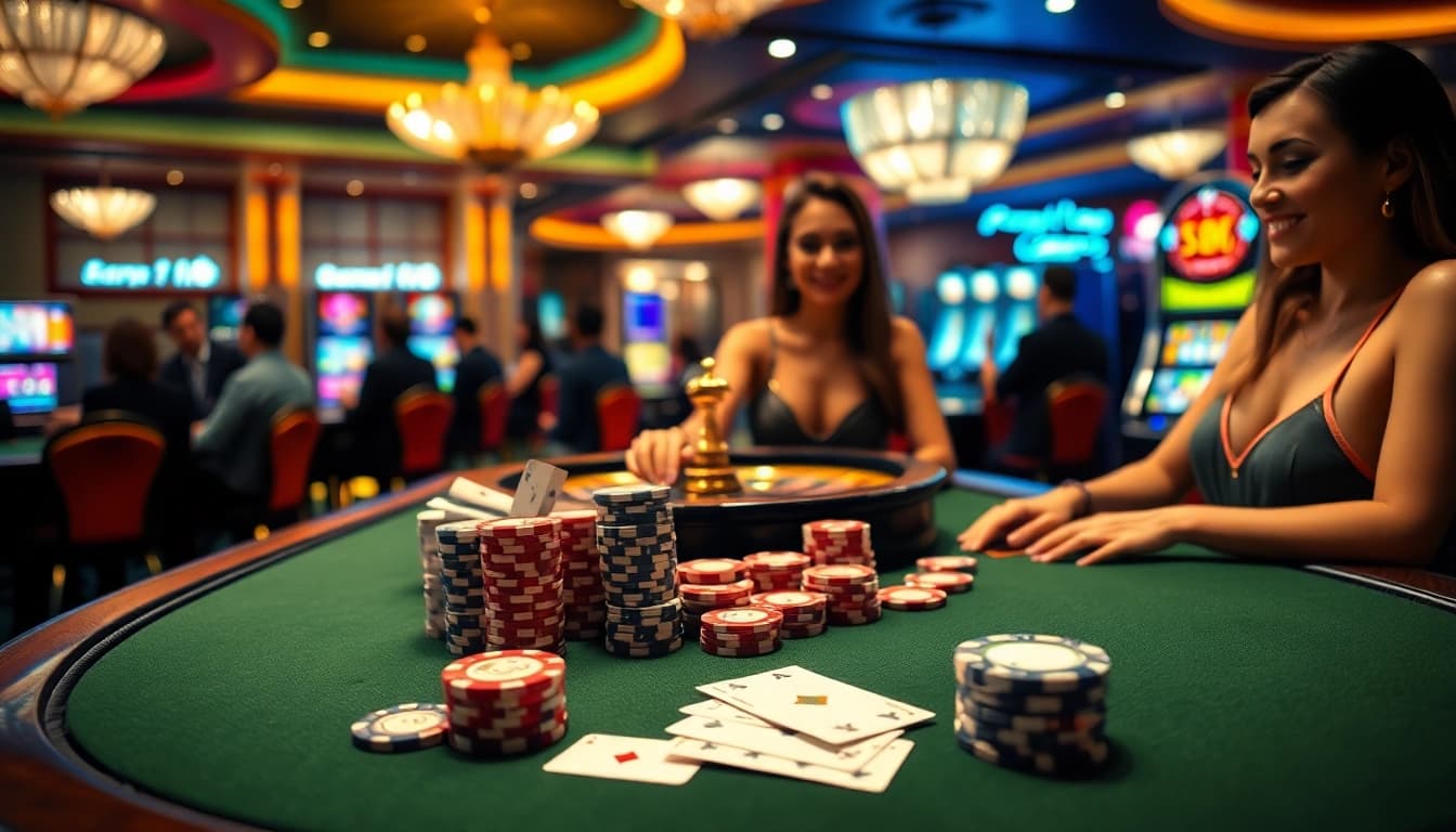 Experience luxury gaming at 68VIP with high-stakes poker, roulette, and vibrant slot machines.