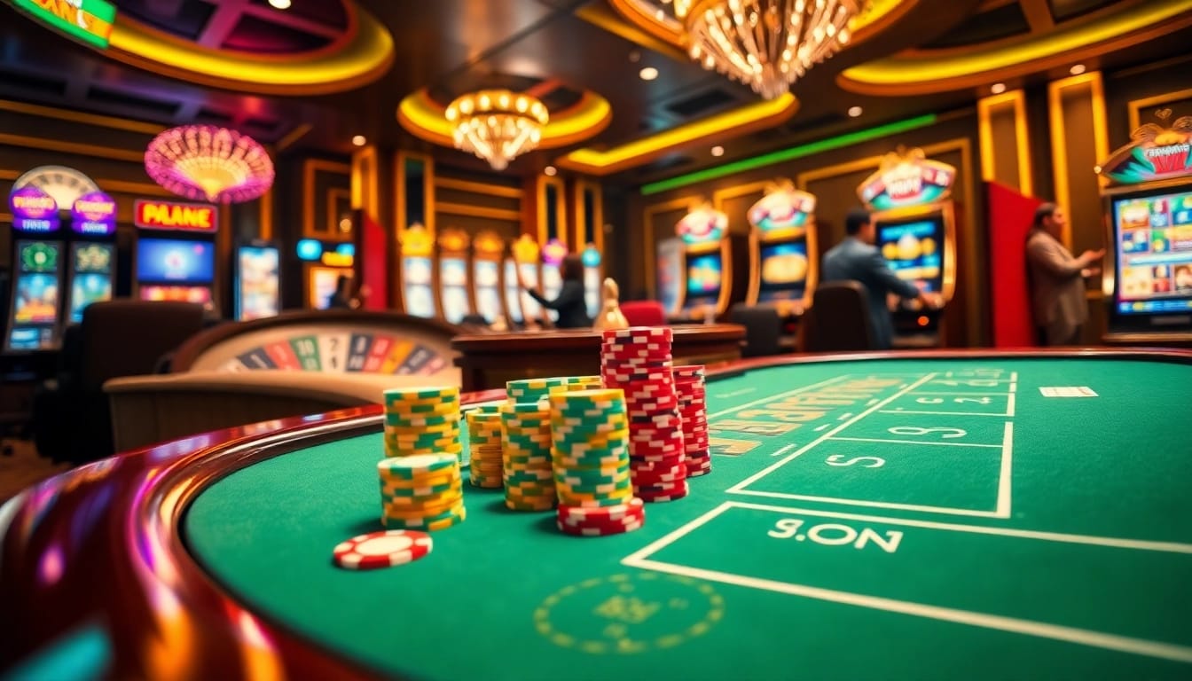 Engaging players at UU88.COM with thrilling poker and roulette action in a vibrant casino atmosphere.