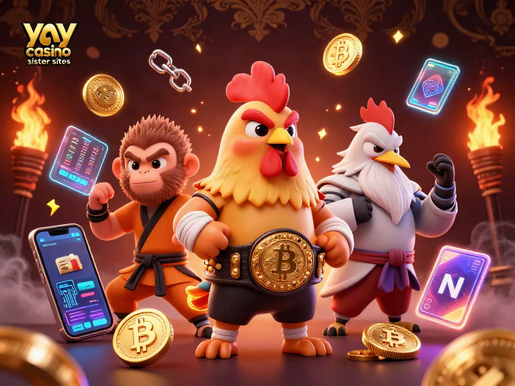 Experience the excitement of yay casino sister sites with engaging characters and vibrant casino elements.