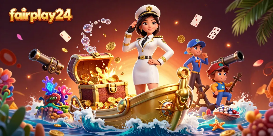 Experience fast action with fairplay24's premium online betting platform featuring a vibrant 3D casino scene.