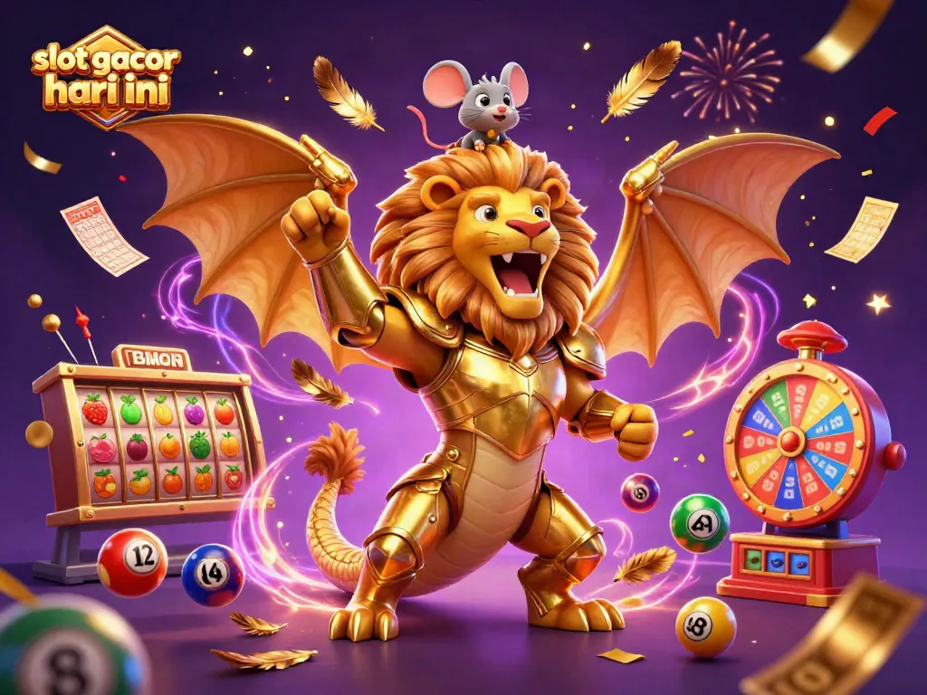 Permainan slot gacor hari ini yang menarik dengan simbol buah dan efek jackpot yang memikat.