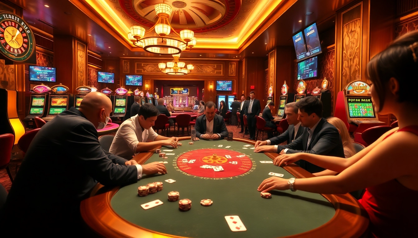 Experience the thrill of gambling at https://tx88.link/ with engaging poker games, vibrant atmosphere, and strategic plays.
