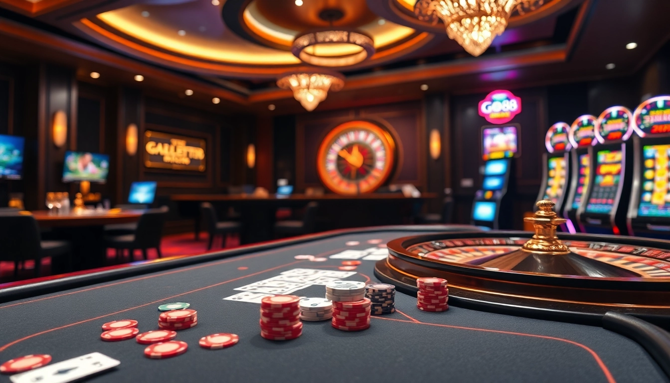 Experience the excitement of GO88 with vibrant casino games and professional dealers.