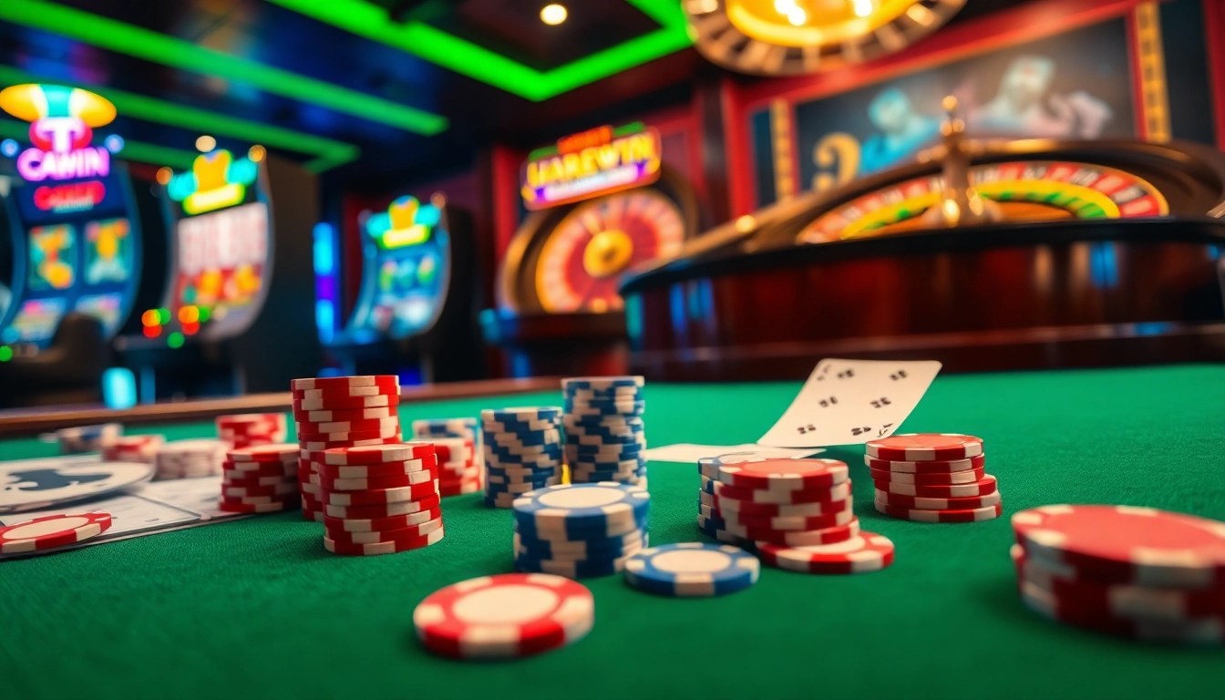 Experience thrilling casino action with a vibrant display of betting at 58win com's luxurious gaming tables.