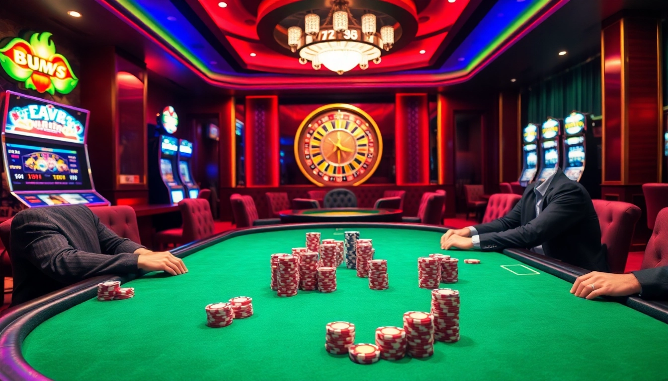 Engage in thrilling poker action at home jl55 casino with vibrant tables and professional ambiance.