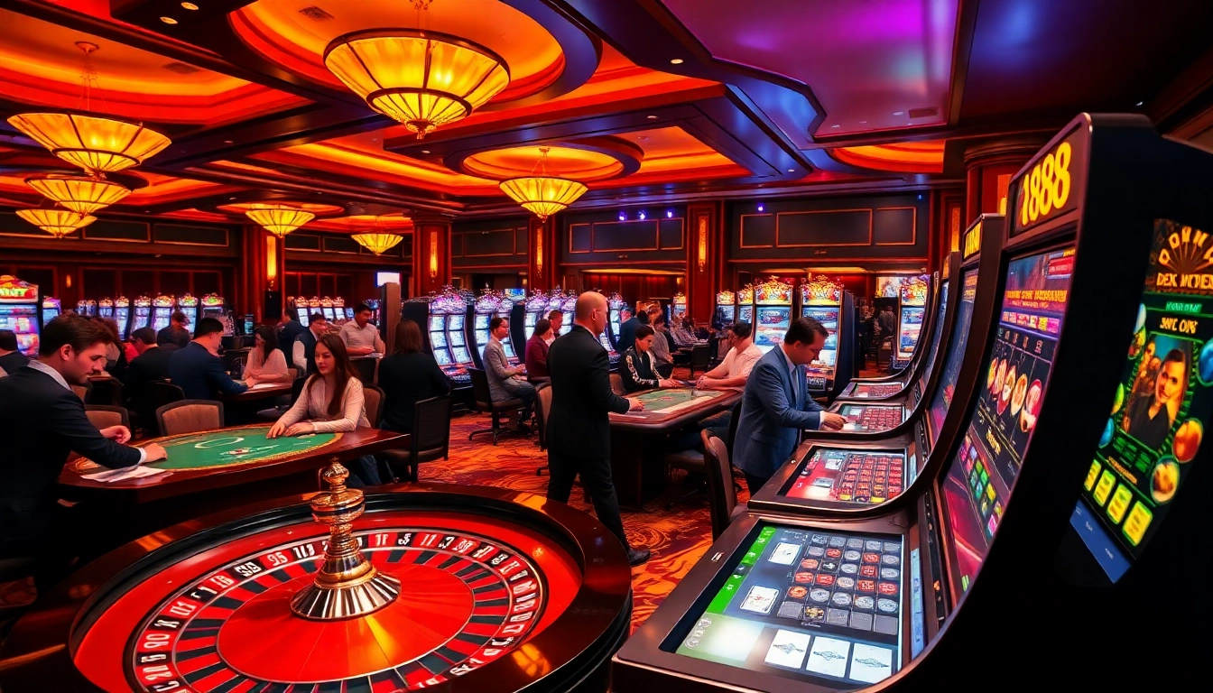 Experience the thrilling atmosphere at u 888 online casino with players celebrating their wins.