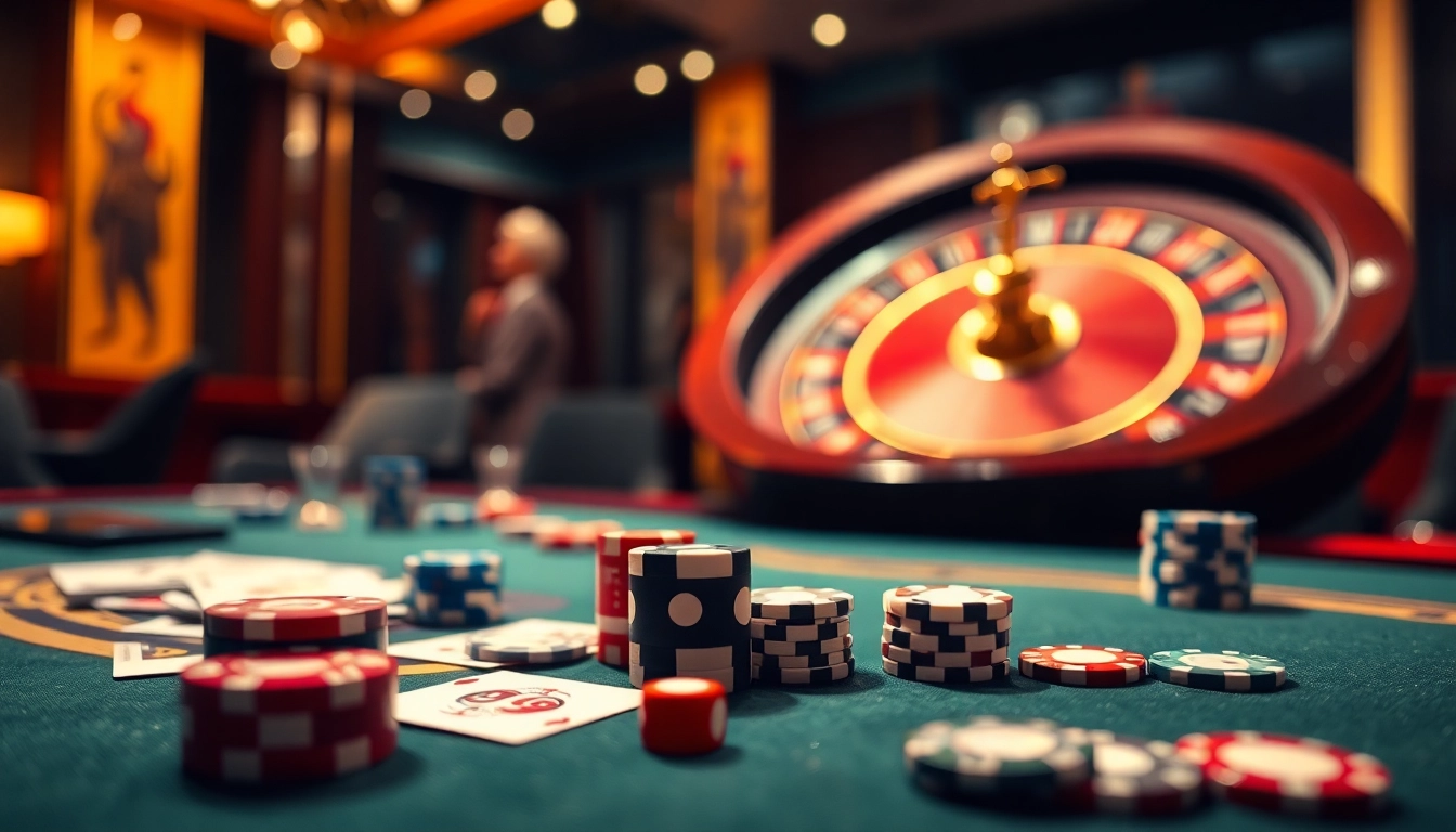 Engage with the thrilling experience at RR88 casino, highlighting lively gaming action and vibrant atmosphere.