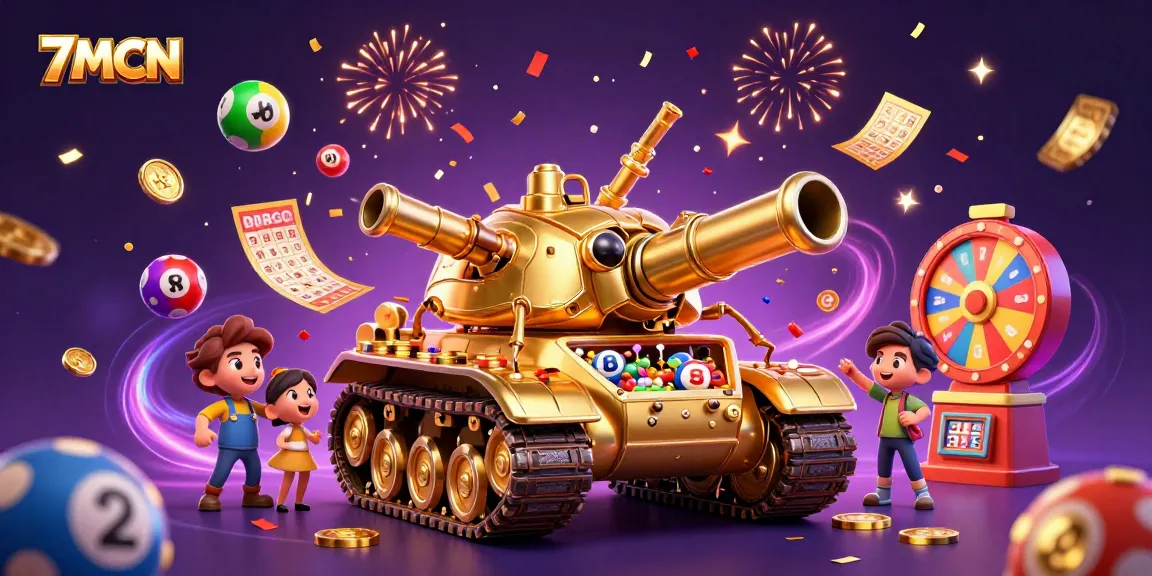Experience 7MCN's vibrant casino action with a golden beetle tank revealing an exciting gambling scene.