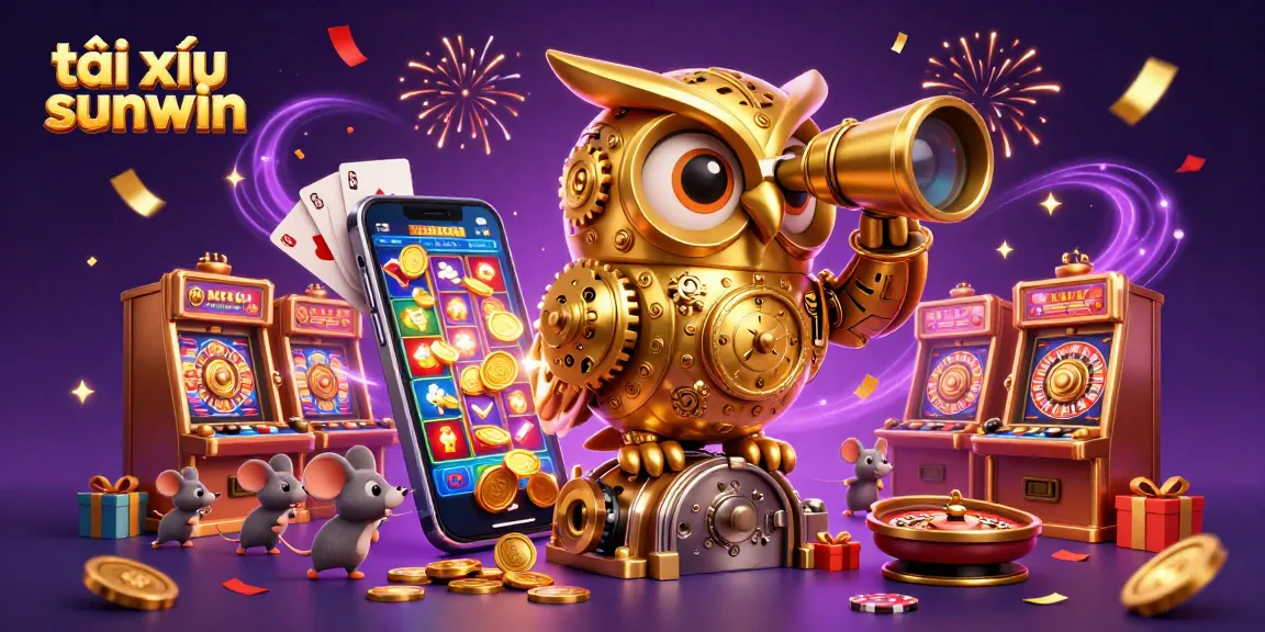 Play tài xỉu sunwin with vibrant casino elements showcasing the excitement of gaming.